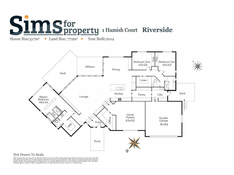 1 Hamish Court, Riverside TAS 7250 Floorplan