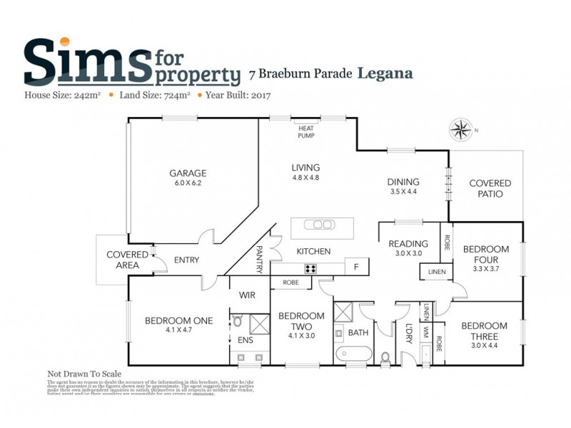 7 Braeburn Parade, Legana TAS 7277 Floorplan