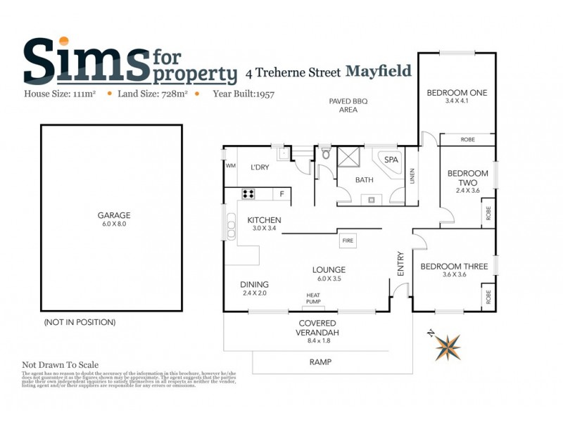 4 Treherne Street, Mayfield TAS 7248 Floorplan
