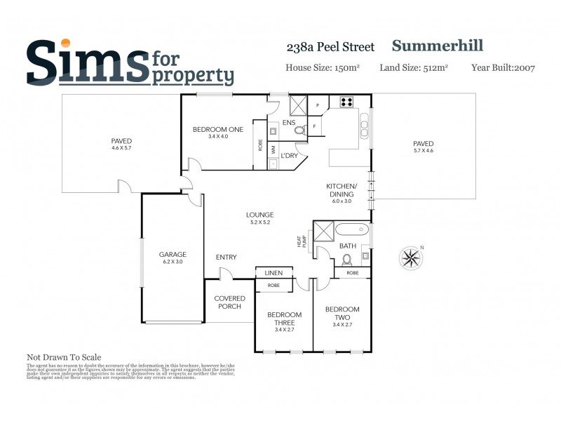 238A Peel Street, Summerhill TAS 7250 Floorplan