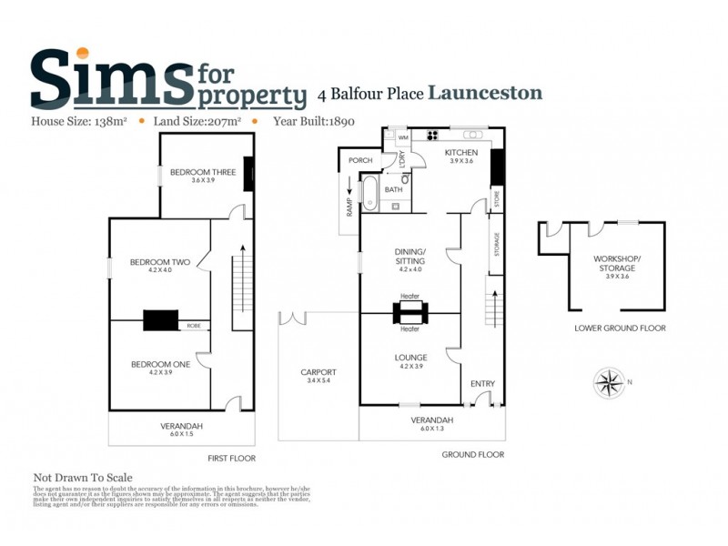 4 Balfour Place, Launceston TAS 7250 Floorplan