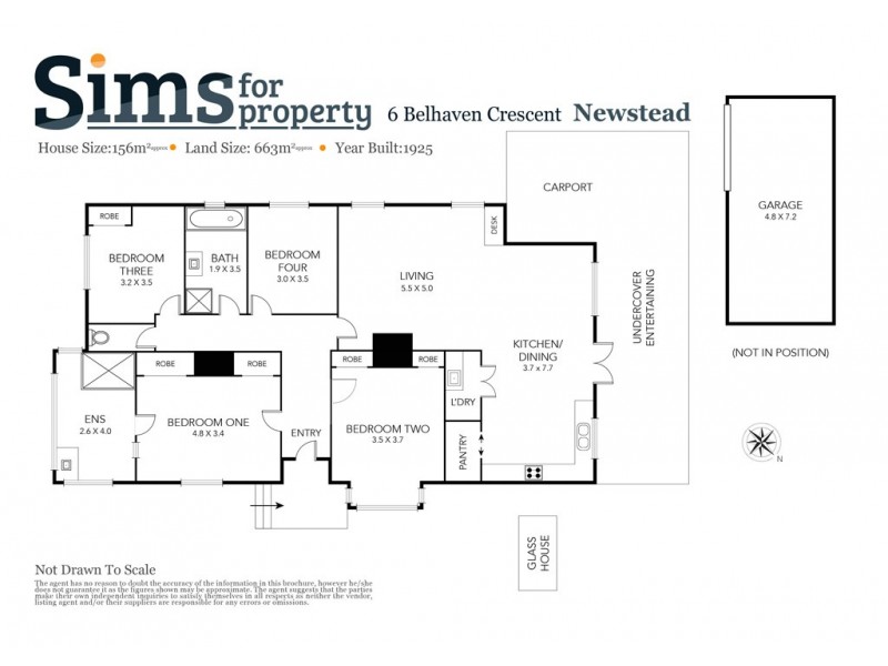 6 Belhaven Crescent, Newstead TAS 7250 Floorplan