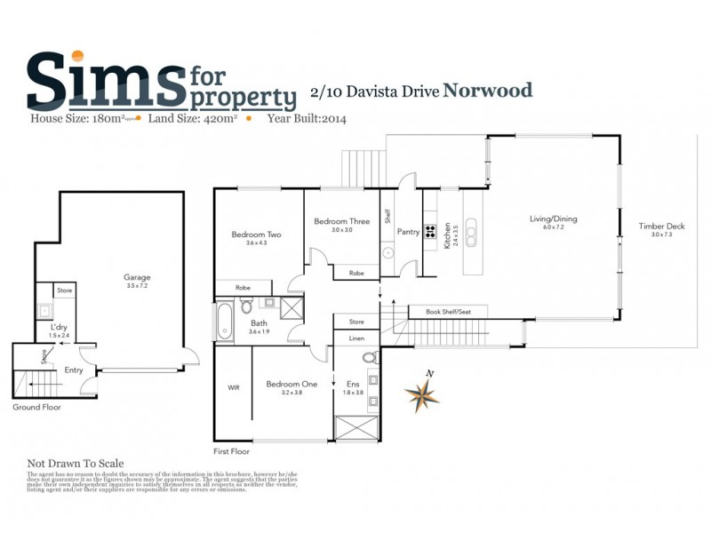 2/10 Davista Drive, Norwood TAS 7250 Floorplan