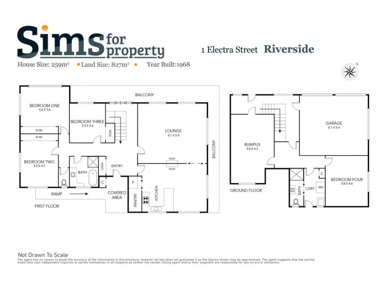 1 Electra Street, Riverside TAS 7250 Floorplan