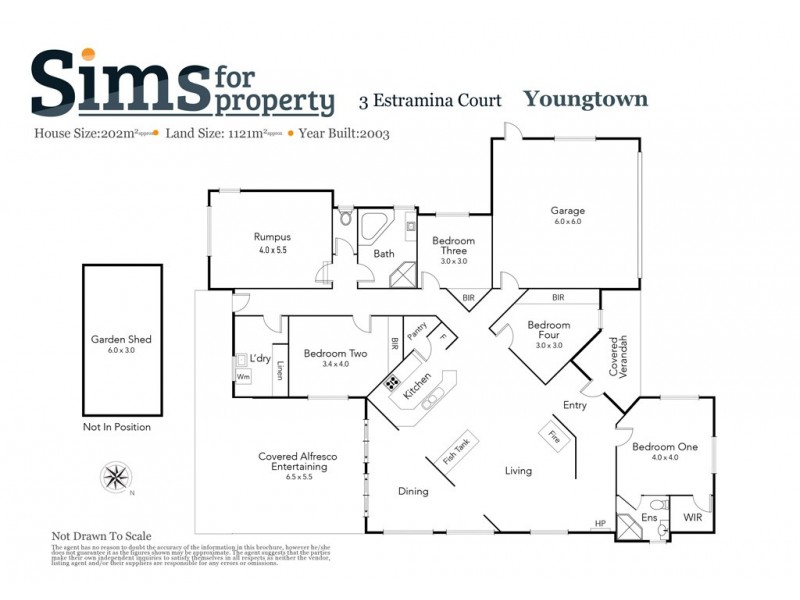 3 Estramina Court, Youngtown TAS 7249 Floorplan
