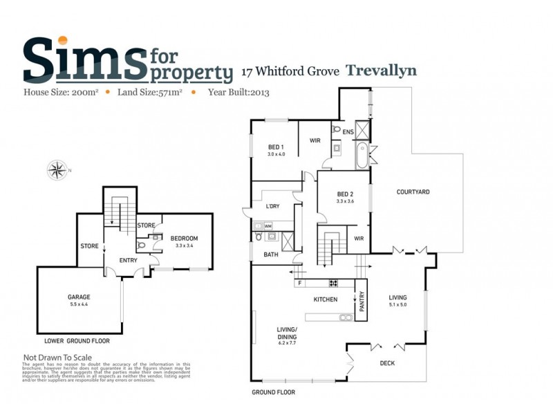 17 Whitford Grove, Trevallyn TAS 7250 Floorplan