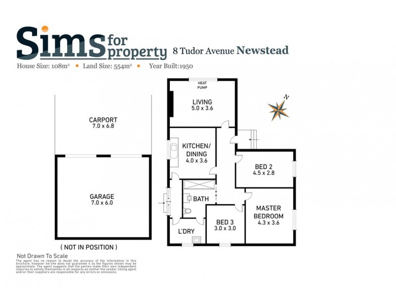 8 Tudor Avenue, Newstead TAS 7250 Floorplan