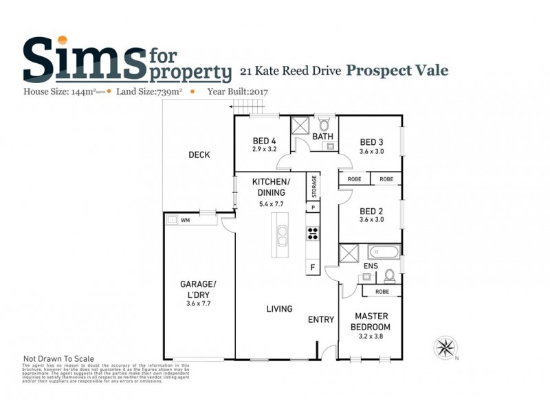 21 Kate Reed Drive, Prospect Vale TAS 7250 Floorplan