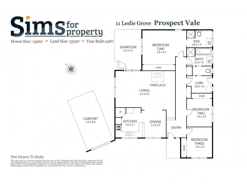 11 Leslie Grove, Prospect Vale TAS 7250 Floorplan