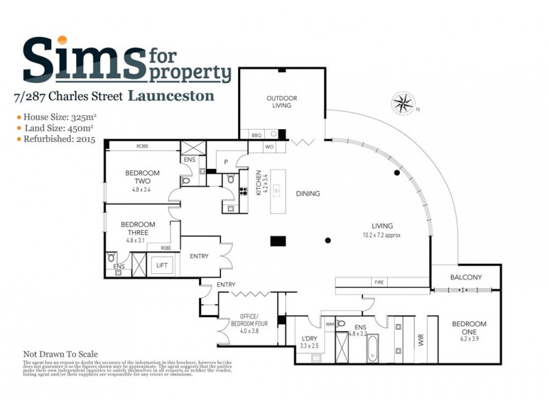 7/287 Charles Street, Launceston TAS 7250 Floorplan