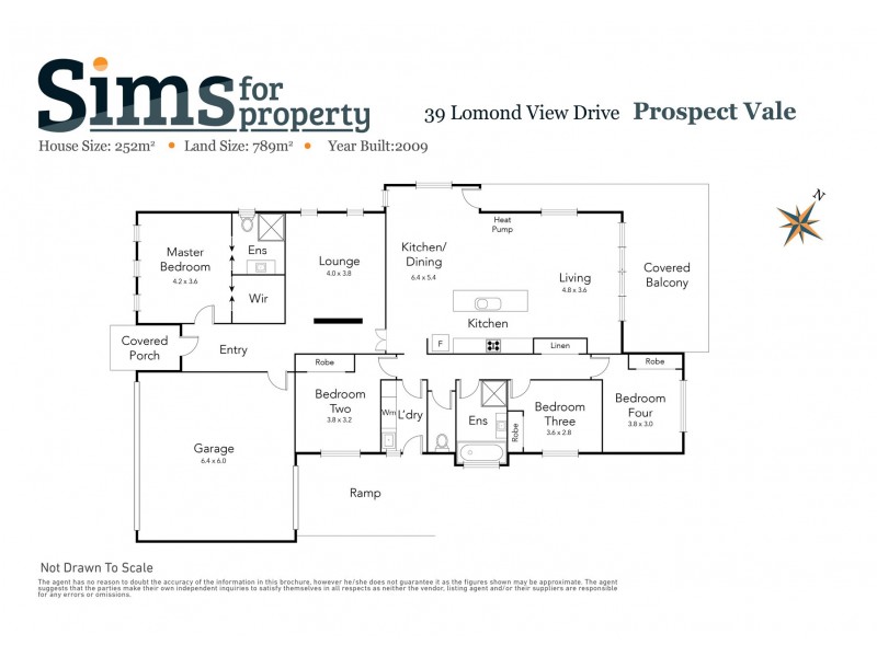 39 Lomond View Drive, Prospect Vale TAS 7250 Floorplan