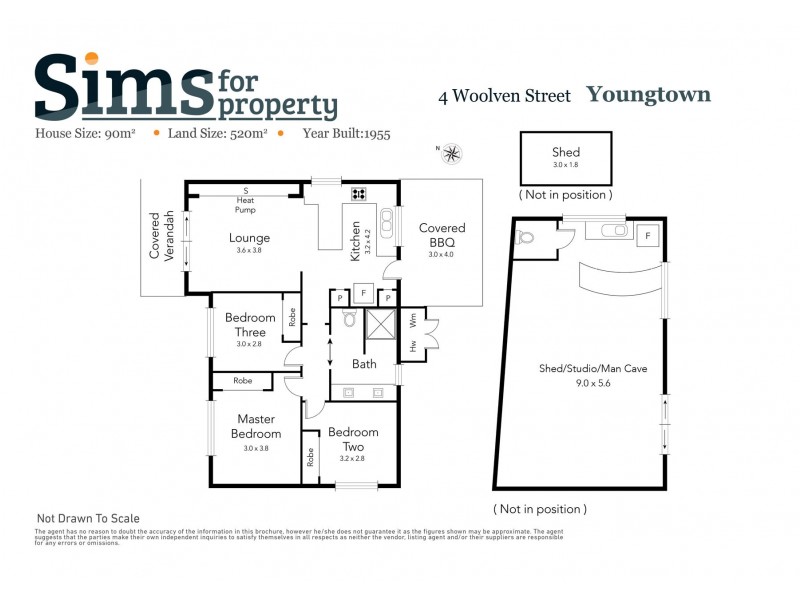 4 Woolven Street, Youngtown TAS 7249 Floorplan