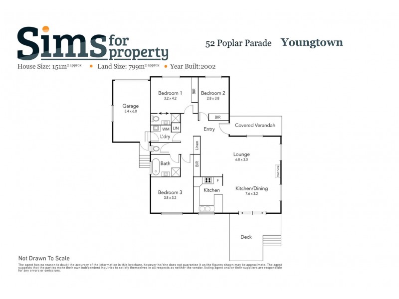 52 Poplar Parade, Youngtown TAS 7249 Floorplan