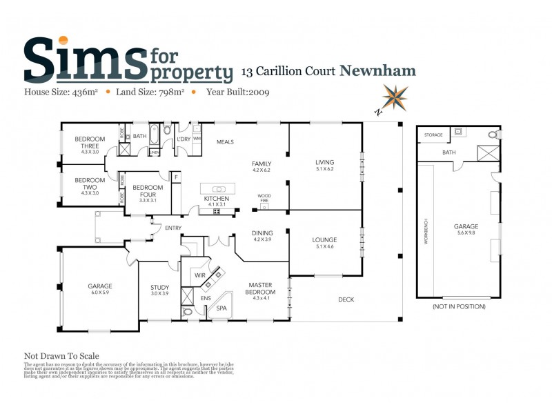 13 Carillion Court, Newnham TAS 7248 Floorplan