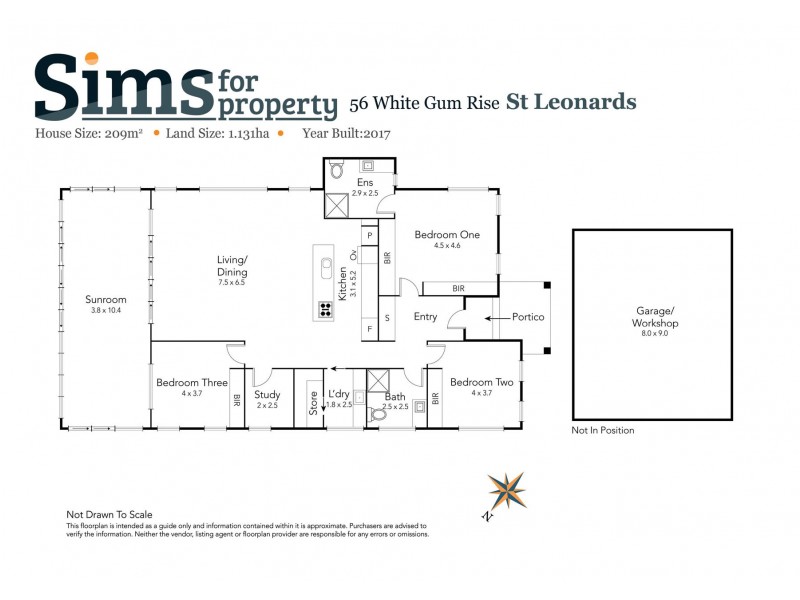 58 White Gum Rise, St Leonards TAS 7250 Floorplan