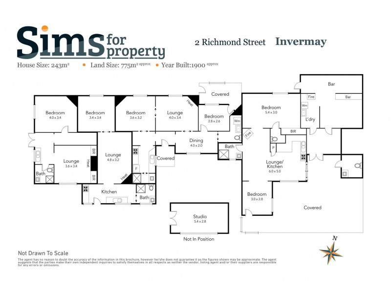 2 Richmond Street, Invermay TAS 7248 Floorplan