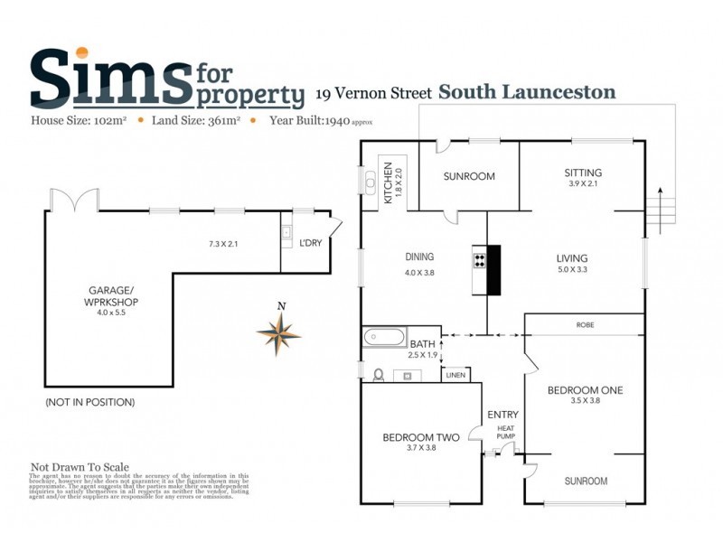 19 Vernon Street, South Launceston TAS 7249 Floorplan