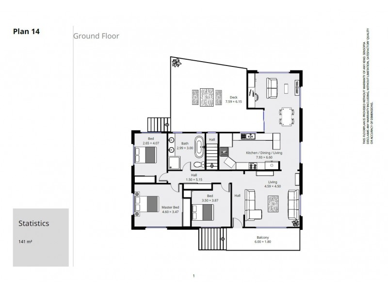 6 Rene Road, Summerhill TAS 7250 Floorplan