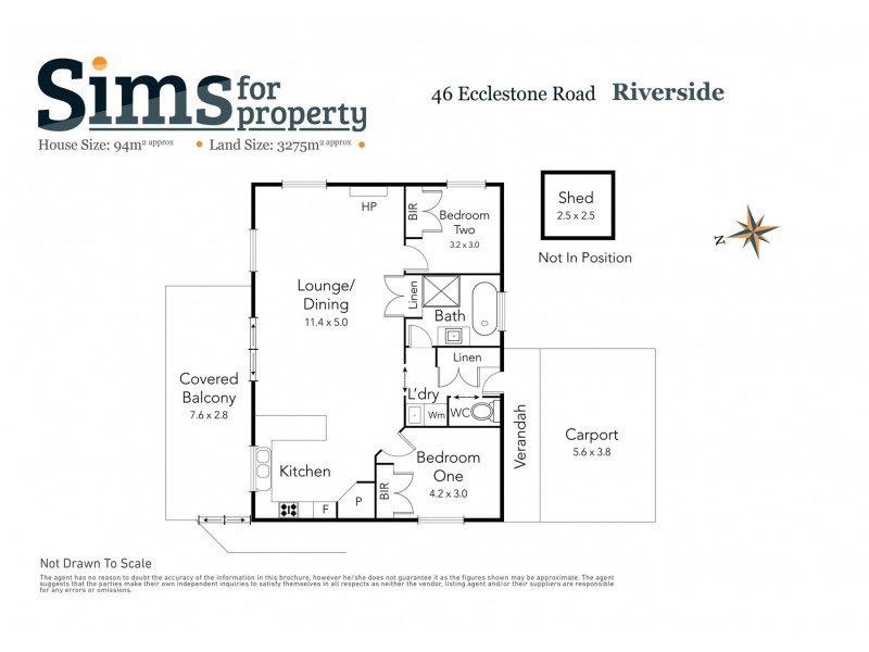46 Ecclestone Road, Riverside TAS 7250 Floorplan