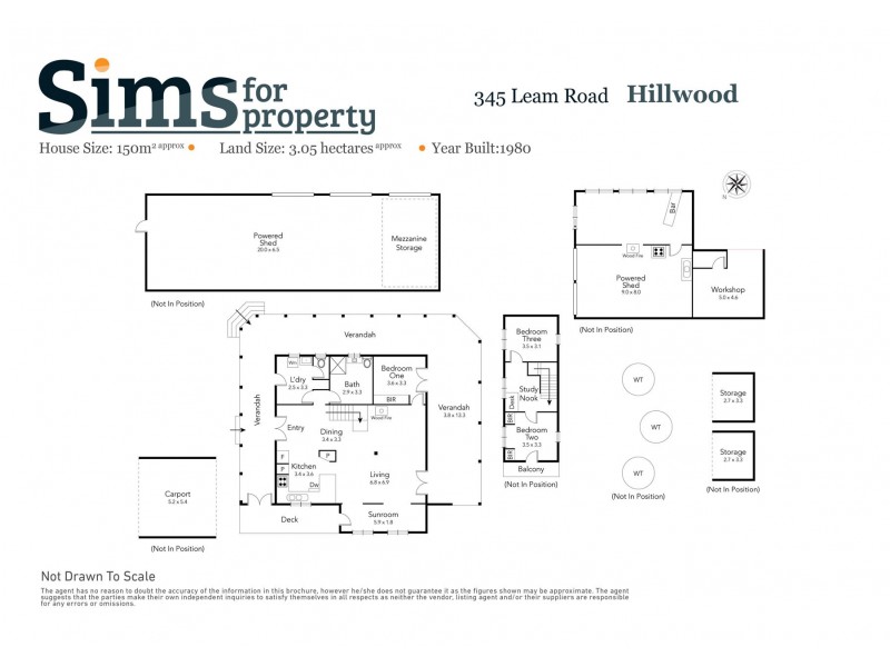 345 Leam Road, Hillwood TAS 7252 Floorplan