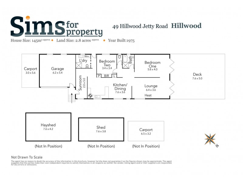 49 Hillwood Jetty Road, Hillwood TAS 7252 Floorplan