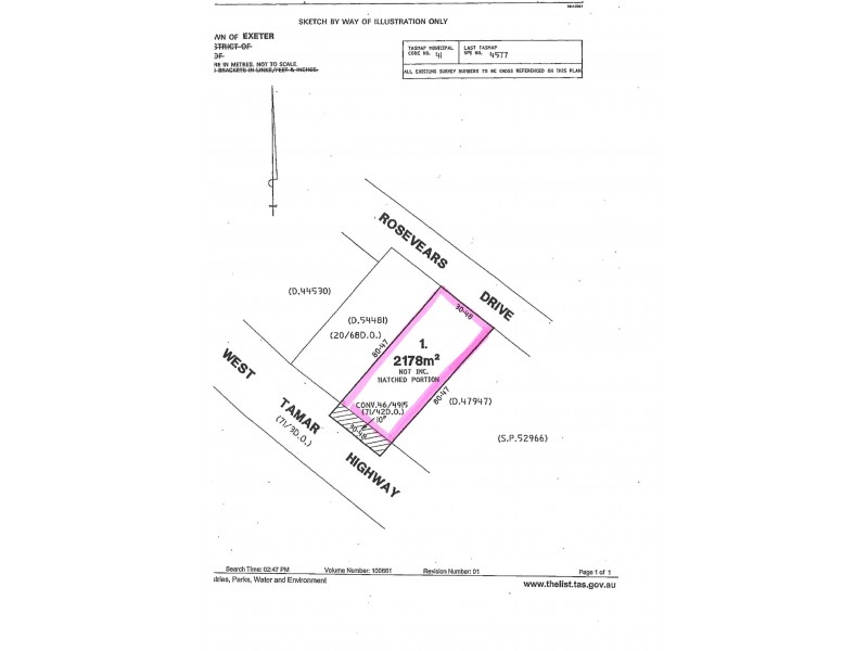 407 Rosevears Drive, Lanena TAS 7275 Floorplan