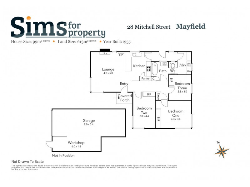 28 Mitchell Street, Mayfield TAS 7248 Floorplan