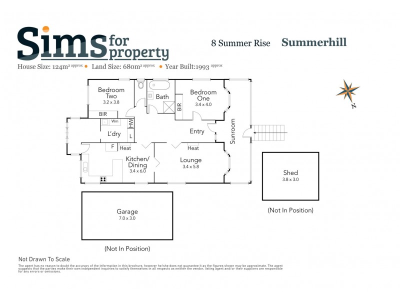 8 Summer Rise, Summerhill TAS 7250 Floorplan