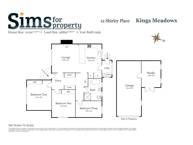 12 Shirley Place, Kings Meadows TAS 7249 Floorplan