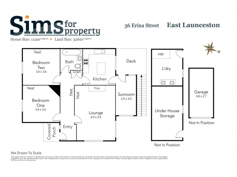 36 Erina Street, East Launceston TAS 7250 Floorplan