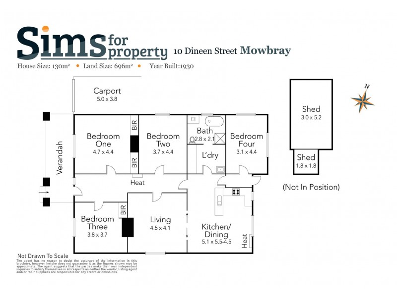 10 Dineen Street, Mowbray TAS 7248 Floorplan