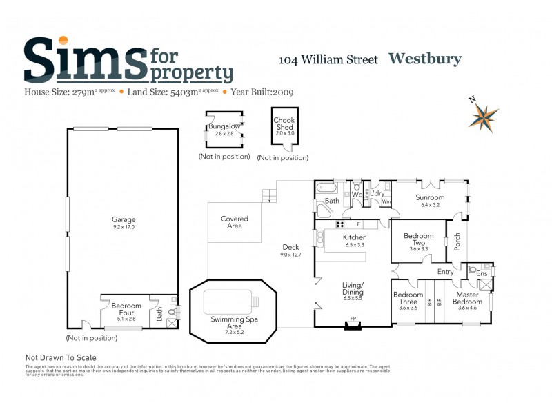 104 William Street, Westbury TAS 7303 Floorplan