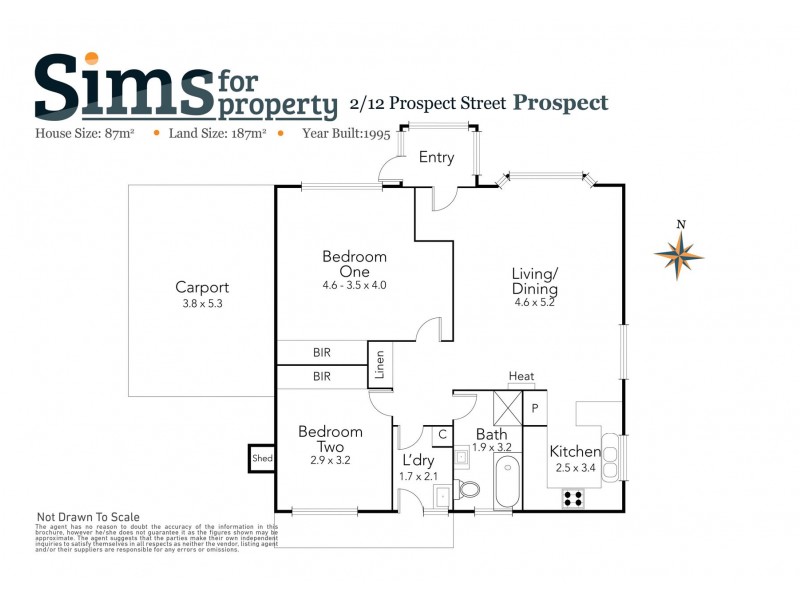 2/12 Prospect Street, Prospect TAS 7250 Floorplan