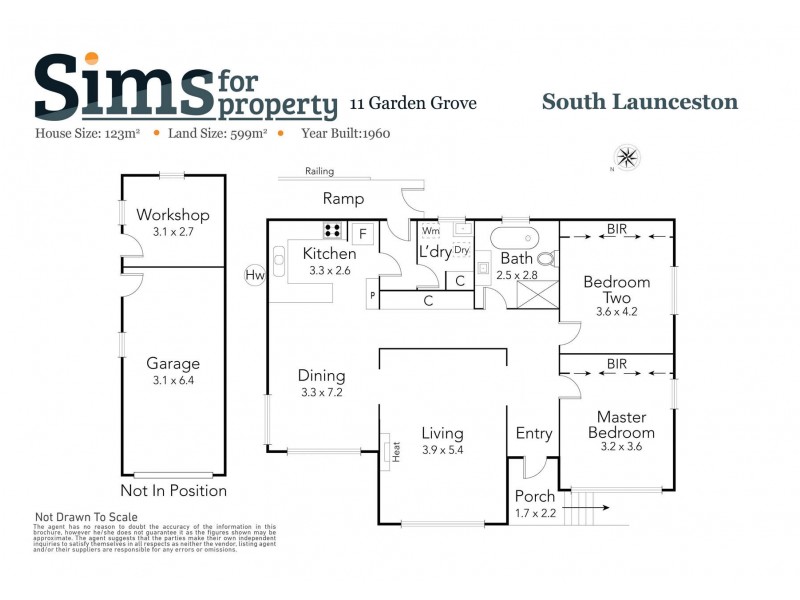 11 Garden Grove, South Launceston TAS 7249 Floorplan