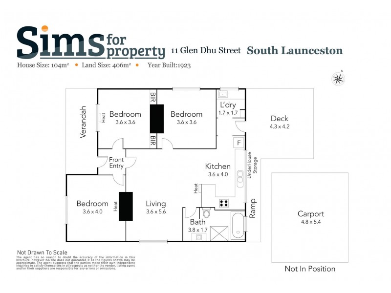 11 Glen Dhu Street, South Launceston TAS 7249 Floorplan