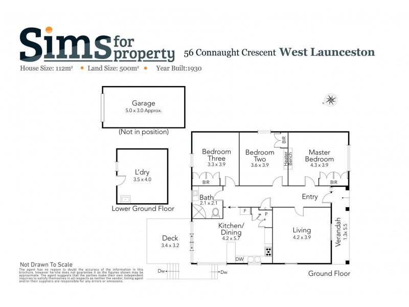 56 Connaught Crescent, West Launceston TAS 7250 Floorplan