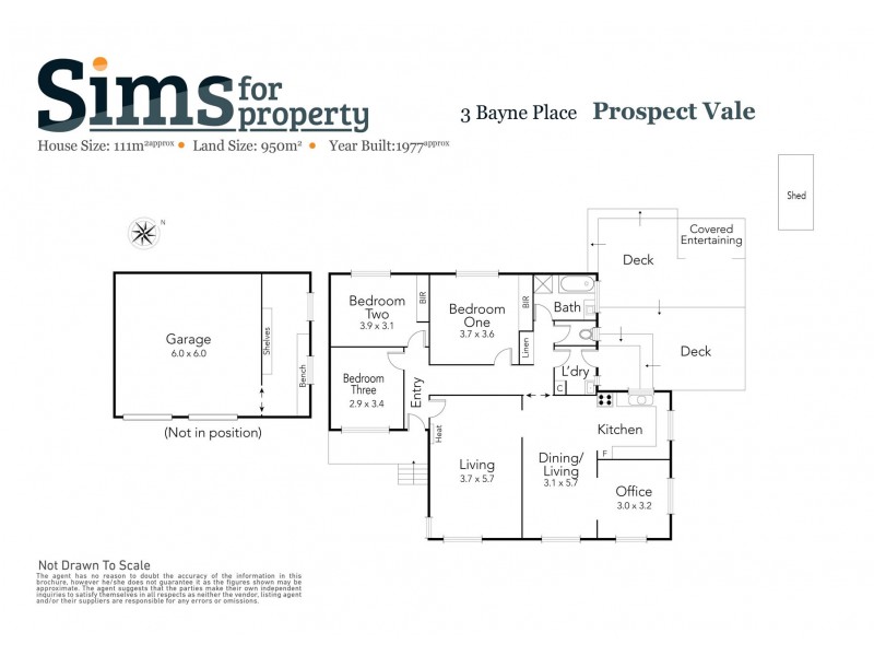 3 Bayne Place, Prospect Vale TAS 7250 Floorplan