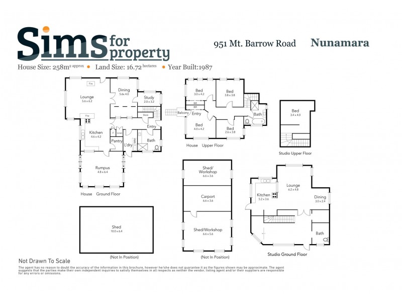 951 Mount Barrow Road, Nunamara TAS 7259 Floorplan