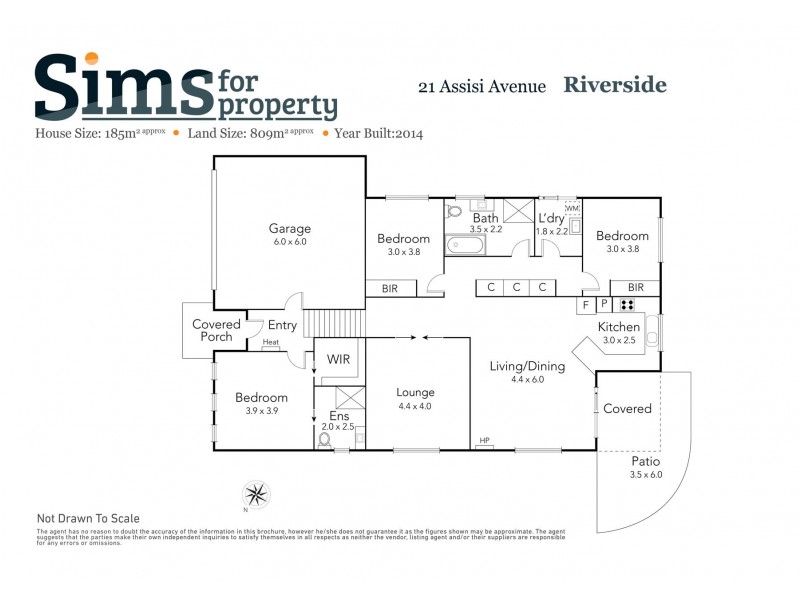 21 Assisi Avenue, Riverside TAS 7250 Floorplan