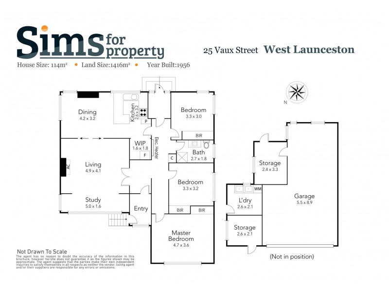 25 Vaux Street, West Launceston TAS 7250 Floorplan