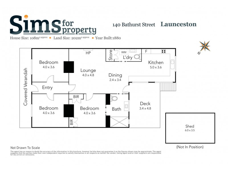 140 Bathurst Street, Launceston TAS 7250 Floorplan