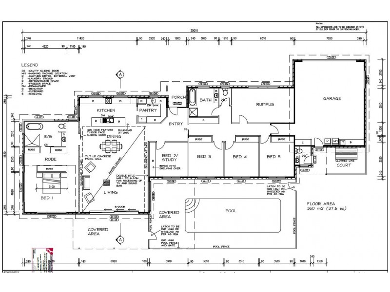 100 Sanwae Drive, Swan Bay TAS 7252 Floorplan