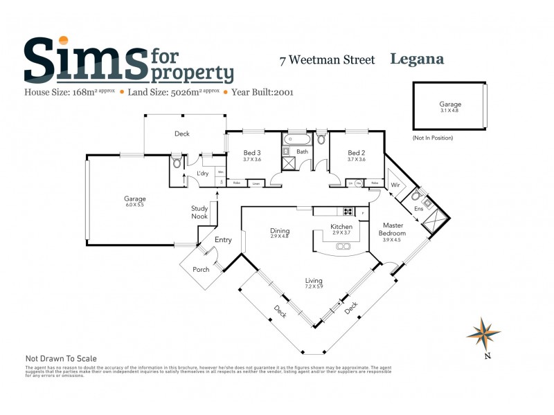 7 Weetman Street, Legana TAS 7277 Floorplan