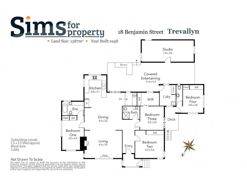 18 Benjamin Street, Trevallyn TAS 7250 Floorplan
