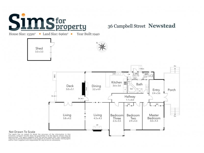 36 Campbell Street, Newstead TAS 7250 Floorplan