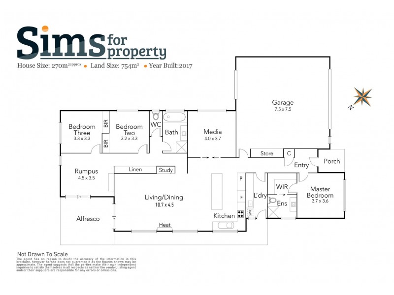 42 Lakeside Drive, Kings Meadows TAS 7249 Floorplan