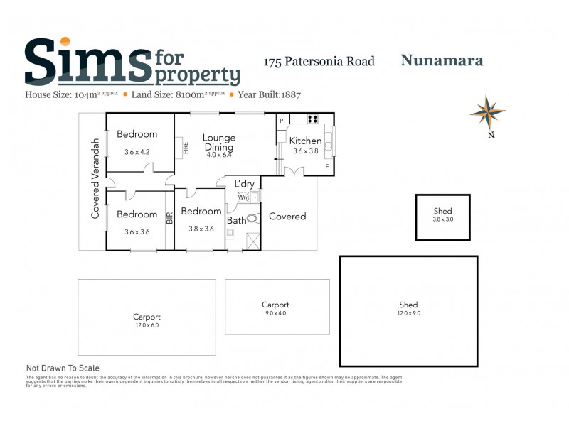 175 Patersonia Road, Nunamara TAS 7259 Floorplan