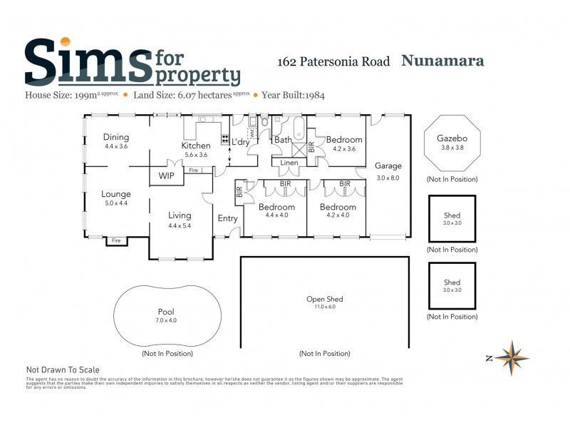 162 Patersonia Road, Nunamara TAS 7259 Floorplan