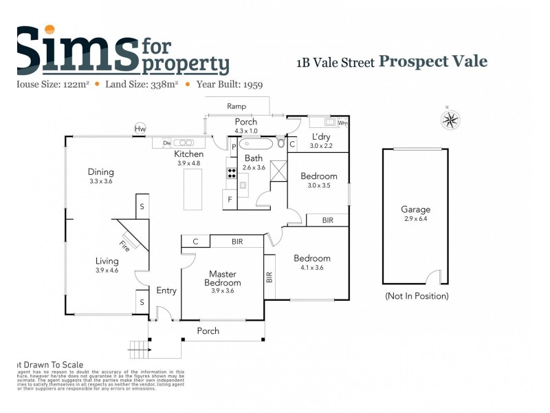 1B Vale Street, Prospect Vale TAS 7250 Floorplan