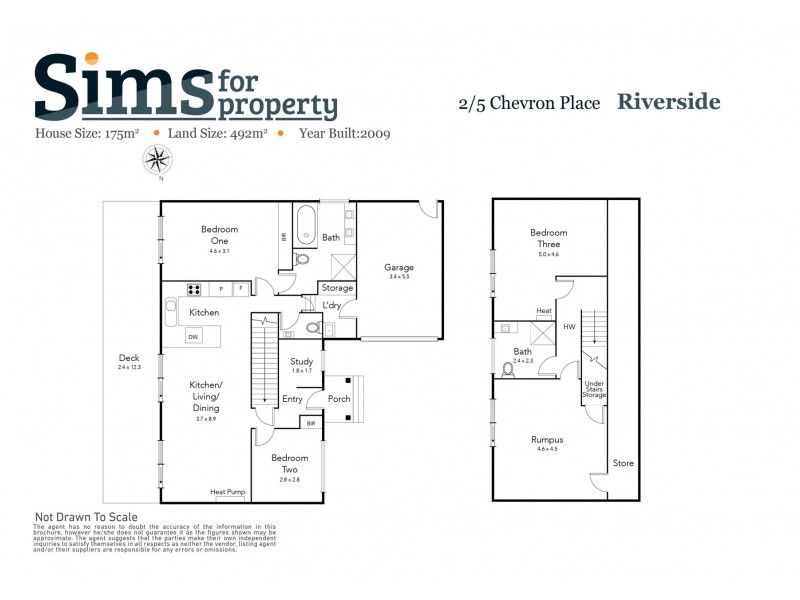 2/5 Chevron Place, Riverside TAS 7250 Floorplan